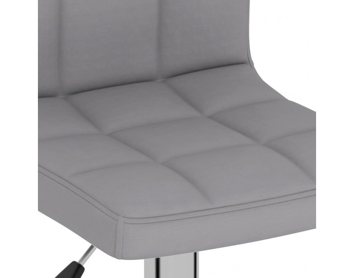 Sonata H Бар табуретки, 2 бр, светлосиви, текстил