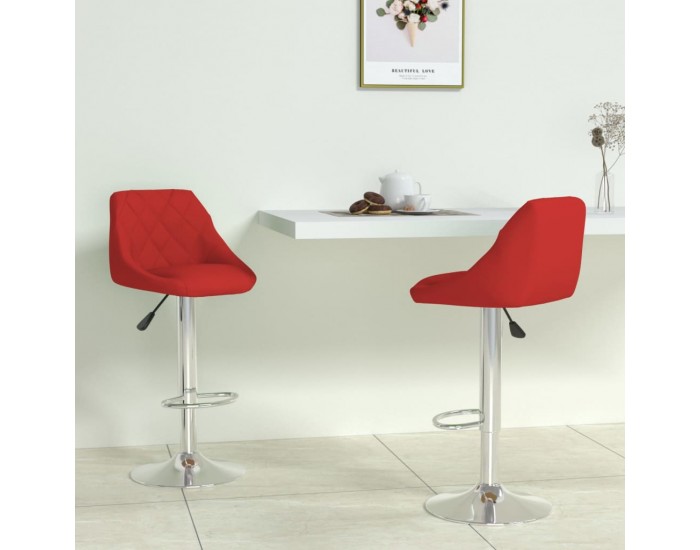 Sonata H Бар табуретки, 2 бр, виненочервени, изкуствена кожа Sonata H Бар табуретки, 2 бр, виненочервени, изкуствена кожа