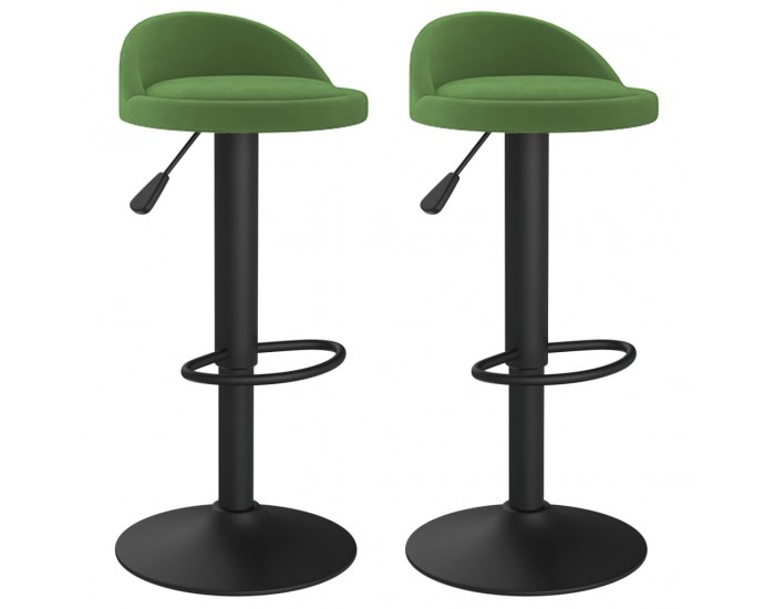 Sonata H Бар табуретки, 2 бр, тъмнозелени, кадифе Sonata H Бар табуретки, 2 бр, тъмнозелени, кадифе
