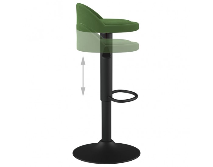Sonata H Бар табуретки, 2 бр, тъмнозелени, кадифе Sonata H Бар табуретки, 2 бр, тъмнозелени, кадифе