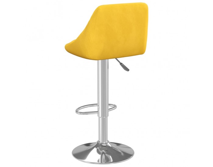 Sonata H Бар табуретка, горчица жълто, кадифе Sonata H Бар табуретка, горчица жълто, кадифе
