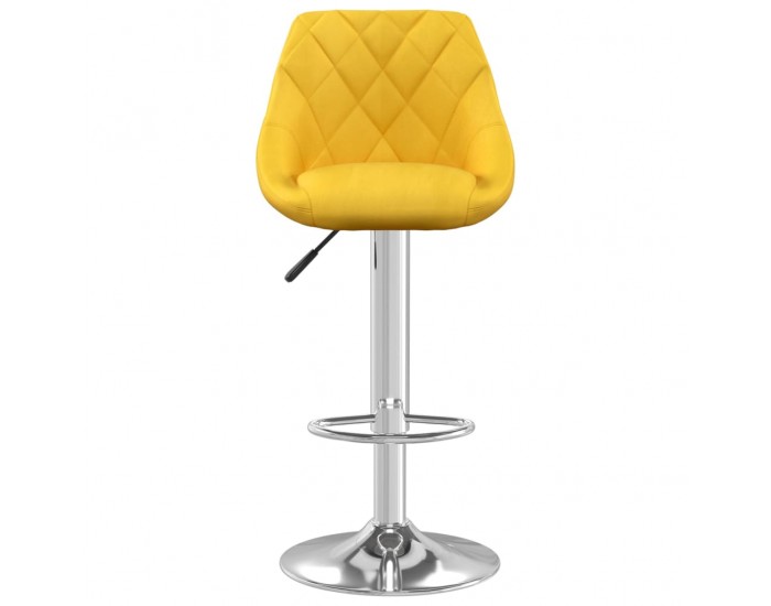Sonata H Бар табуретка, горчица жълто, кадифе Sonata H Бар табуретка, горчица жълто, кадифе