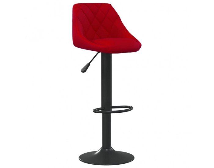 Sonata H Бар табуретки, 2 бр, виненочервени, кадифе
