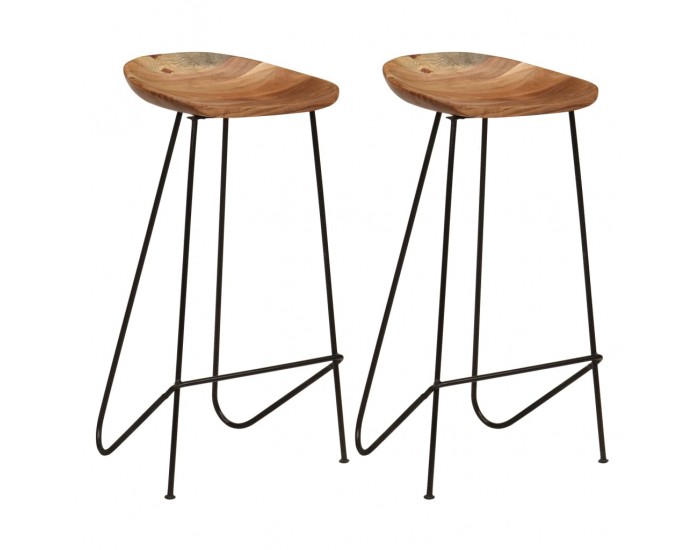 Sonata H Бар столове, 2 бр, акациево дърво масив