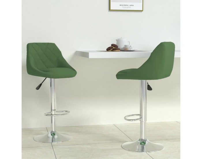 Sonata H Бар табуретки, 2 бр, тъмнозелени, кадифе Sonata H Бар табуретки, 2 бр, тъмнозелени, кадифе