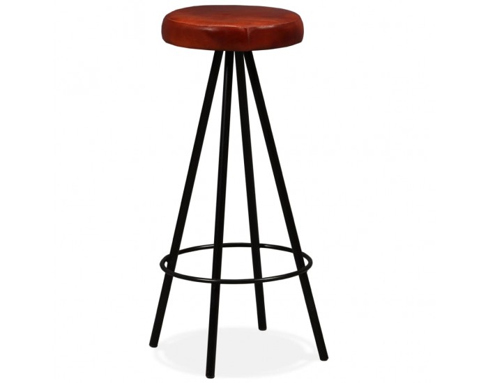 Sonata H Бар табуретки, 2 бр, естествена кожа Sonata H Бар табуретки, 2 бр, естествена кожа