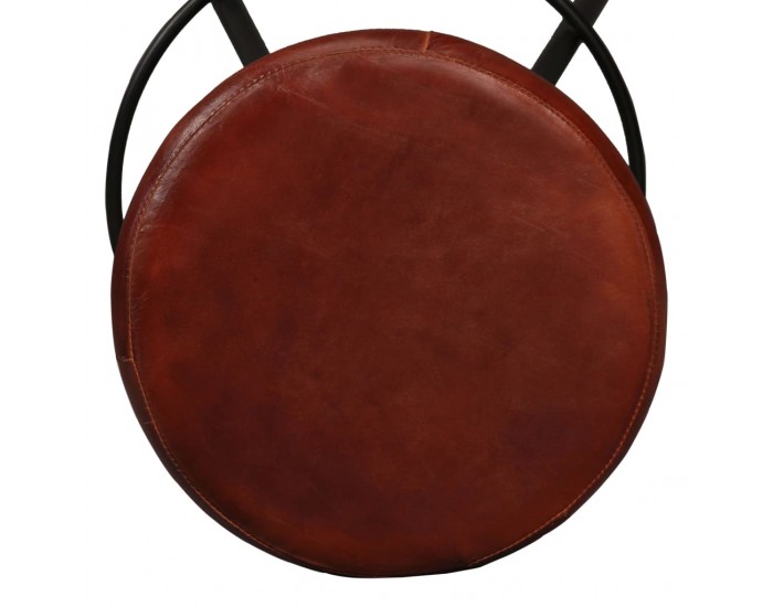 Sonata H Бар табуретки, 2 бр, естествена кожа Sonata H Бар табуретки, 2 бр, естествена кожа