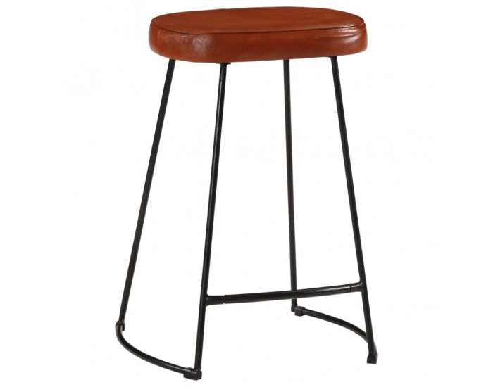 Sonata H Бар табуретки 2 бр тъмнокафяви 41x29x62 см