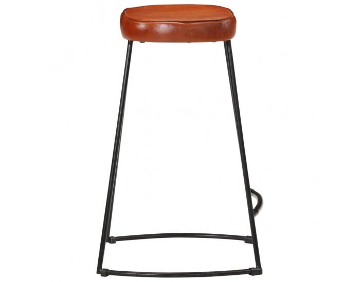 Sonata H Бар табуретки 2 бр тъмнокафяви 41x29x62 см