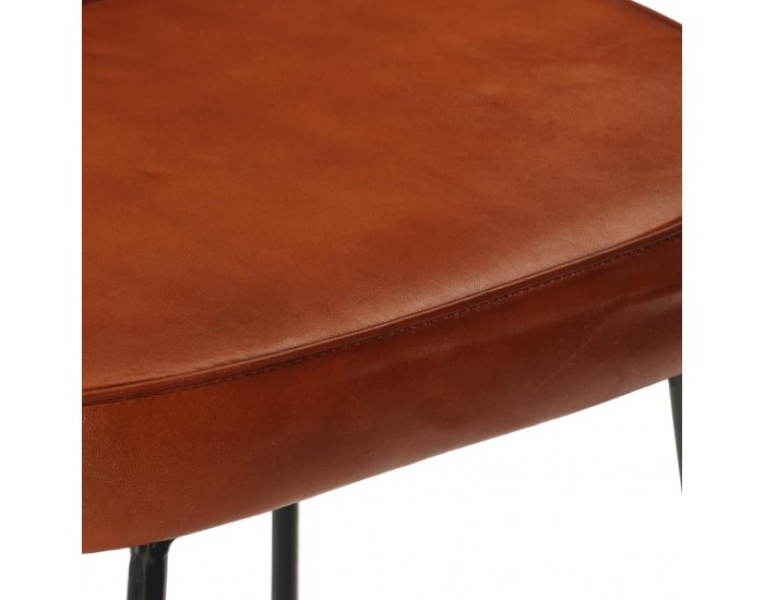 Sonata H Бар табуретки 2 бр тъмнокафяви 41x29x62 см