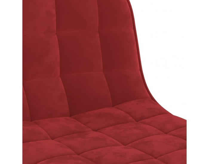 Sonata H Бар табуретки, 2 бр, виненочервени, кадифе