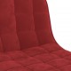 Sonata H Бар табуретки, 2 бр, виненочервени, кадифе
