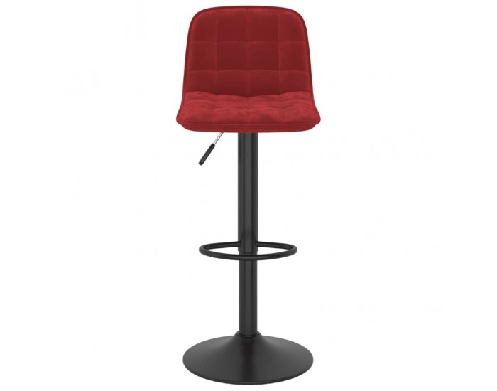 Sonata H Бар табуретки, 2 бр, виненочервени, кадифе