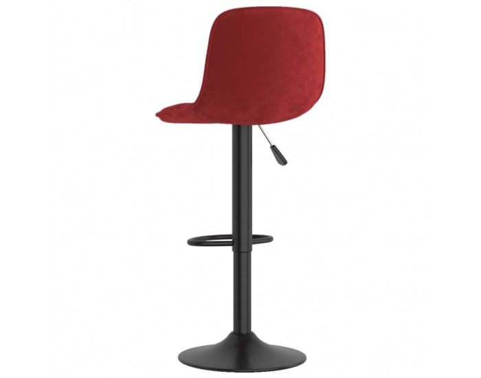 Sonata H Бар табуретки, 2 бр, виненочервени, кадифе