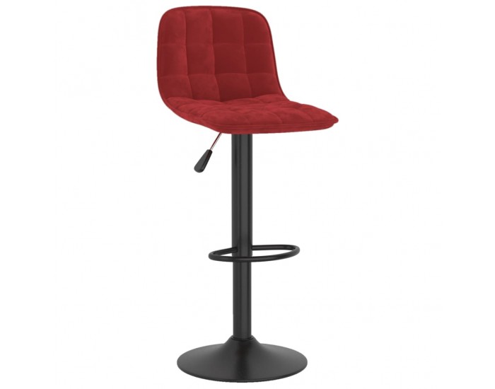 Sonata H Бар табуретки, 2 бр, виненочервени, кадифе