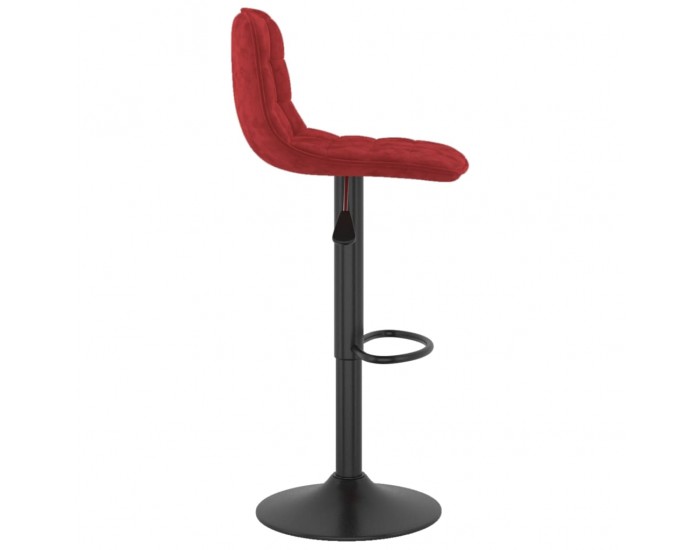 Sonata H Бар табуретки, 2 бр, виненочервени, кадифе