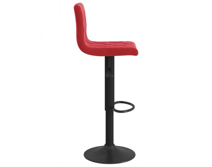 Sonata H Бар табуретки, 2 бр, виненочервени, кадифе