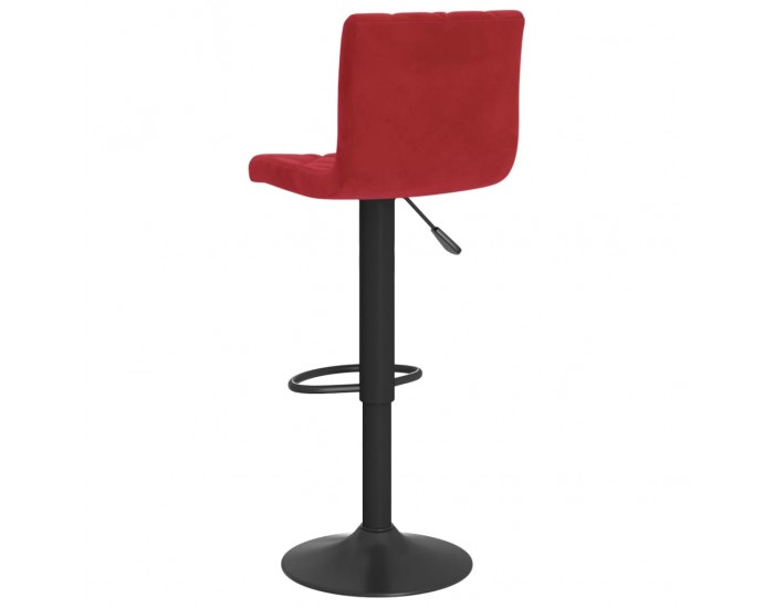 Sonata H Бар табуретки, 2 бр, виненочервени, кадифе