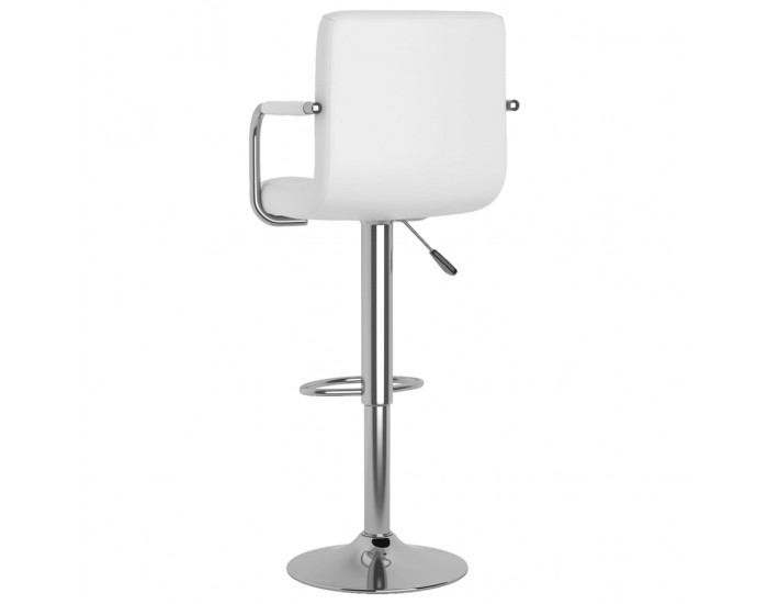 Sonata H Бар табуретки, 2 бр, бели, изкуствена кожа
