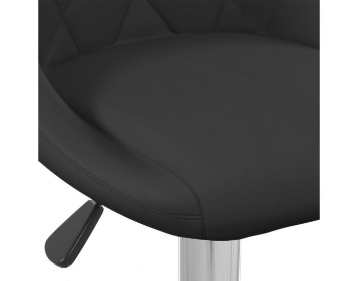 Sonata H Бар табуретки, 2 бр, черни, кадифе