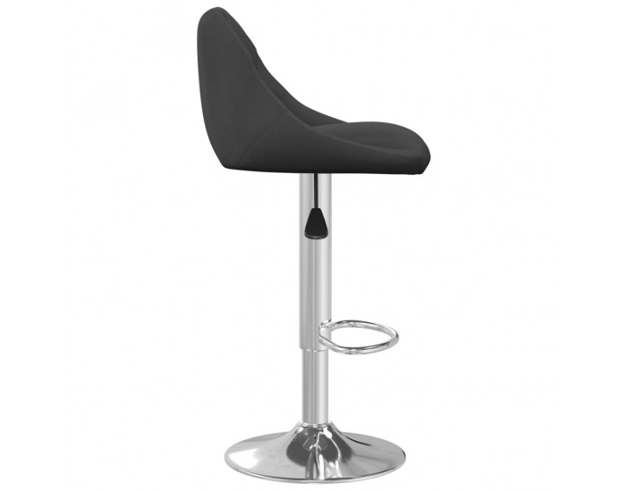 Sonata H Бар табуретки, 2 бр, черни, кадифе