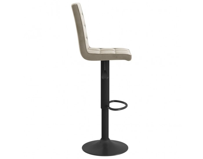 Sonata H Бар табуретки, 2 бр, светлосиви, кадифе Sonata H Бар табуретки, 2 бр, светлосиви, кадифе