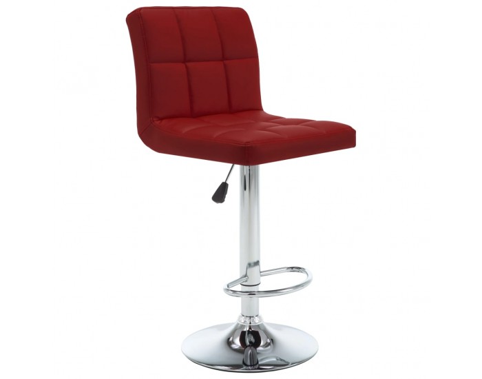 Sonata H Бар табуретки, 2 бр, виненочервени, изкуствена кожа