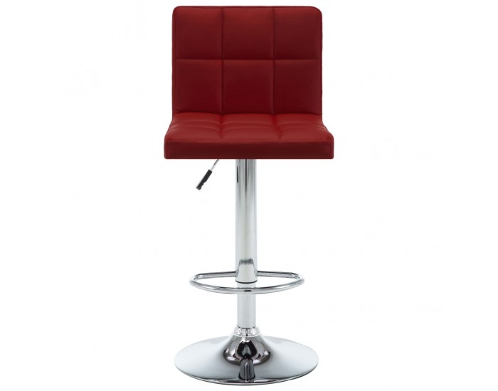Sonata H Бар табуретки, 2 бр, виненочервени, изкуствена кожа