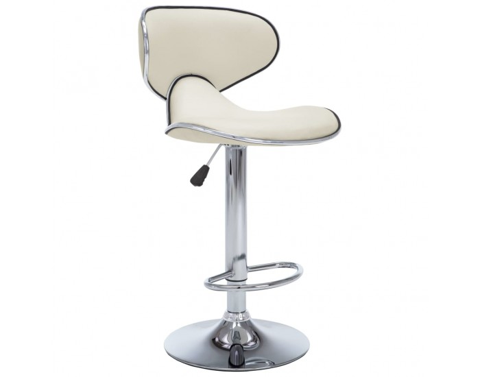 Sonata H Бар табуретки, 2 бр, кремави, изкуствена кожа Sonata H Бар табуретки, 2 бр, кремави, изкуствена кожа