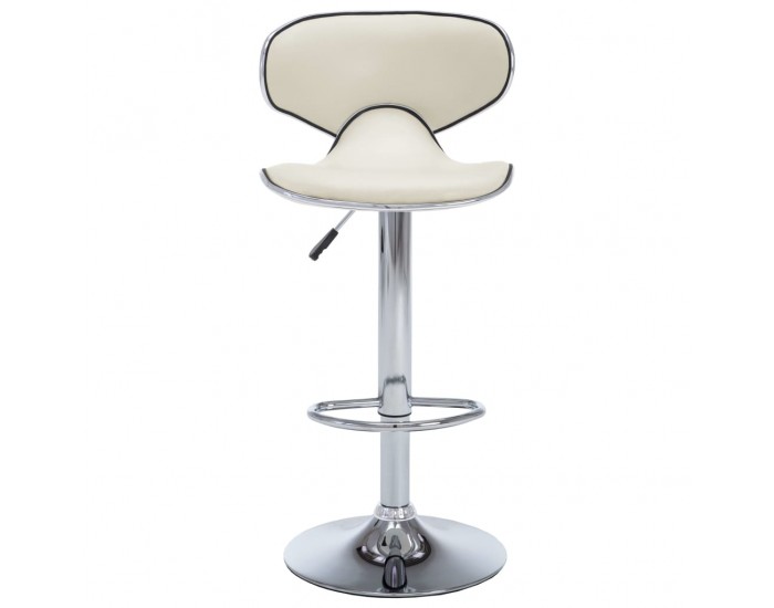 Sonata H Бар табуретки, 2 бр, кремави, изкуствена кожа Sonata H Бар табуретки, 2 бр, кремави, изкуствена кожа