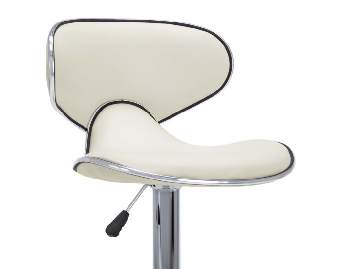 Sonata H Бар табуретки, 2 бр, кремави, изкуствена кожа Sonata H Бар табуретки, 2 бр, кремави, изкуствена кожа