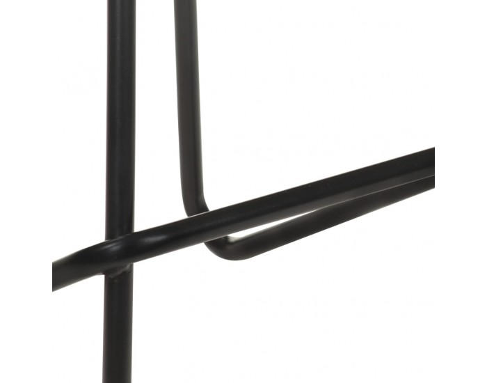 Sonata H Бар табуретки, 4 бр, кафяви, естествена кожа