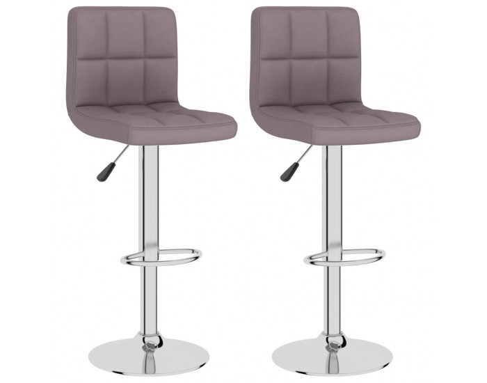 Sonata H Бар табуретки, 2 бр, таупе, текстил Sonata H Бар табуретки, 2 бр, таупе, текстил