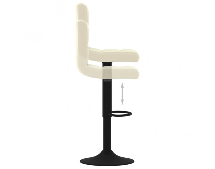 Sonata H Бар табуретки, 2 бр, кремави, кадифе Sonata H Бар табуретки, 2 бр, кремави, кадифе