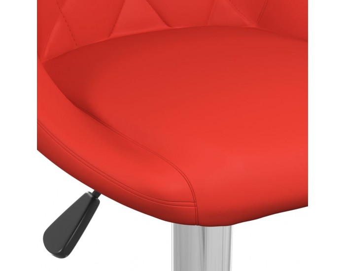 Sonata H Бар табуретки, 2 бр, червени, изкуствена кожа