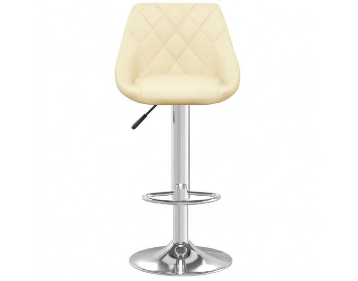 Sonata H Бар табуретки, 2 бр, кремави, изкуствена кожа