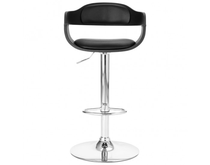 Sonata H Бар табуретка, черна, изкуствена кожа