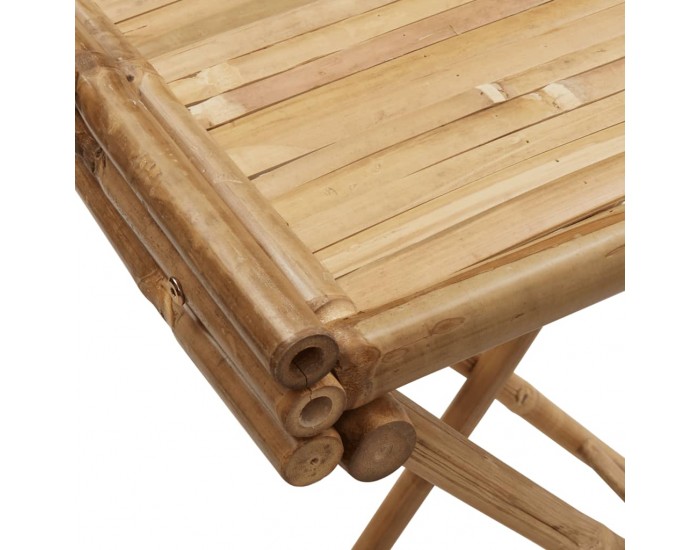 Sonata H Сгъваема маса с табла 70,5x42,5x80 см бамбук