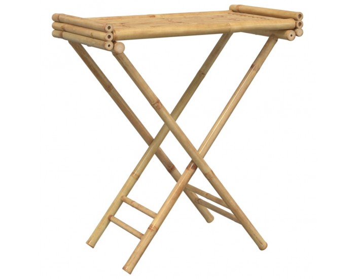 Sonata H Сгъваема маса с табла 70,5x42,5x80 см бамбук