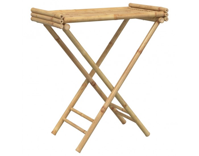 Sonata H Сгъваема маса с табла 70,5x42,5x80 см бамбук