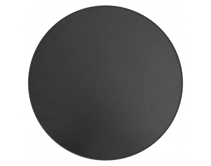 Sonata H Маса за чай, черна, Ø35 см, МДФ