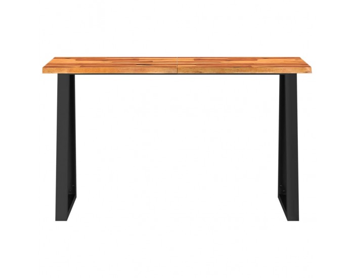 Sonata H Трапезна маса с жив ръб 140x40x80 см масивна акация