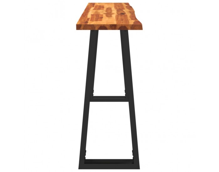 Sonata H Трапезна маса с жив ръб 140x40x80 см масивна акация