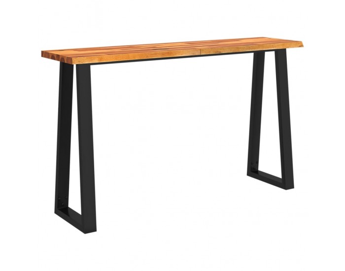 Sonata H Трапезна маса с жив ръб 140x40x80 см масивна акация