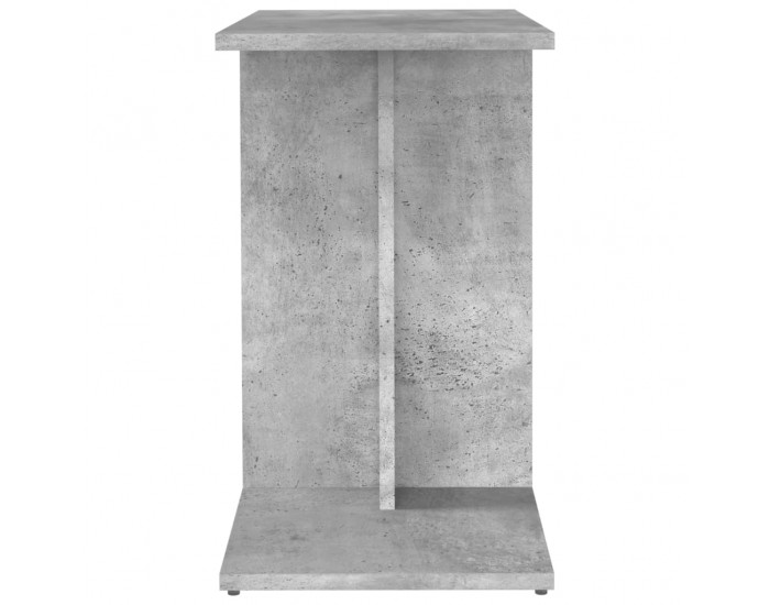Sonata H Странична маса, бетонно сива, 50x30x50 см, инженерно дърво