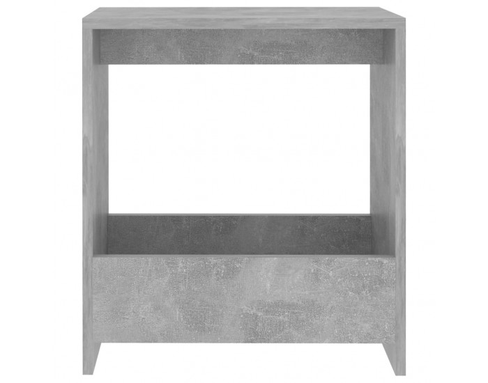Sonata H Странична маса, бетонно сива, 50x26x50 см, инженерно дърво