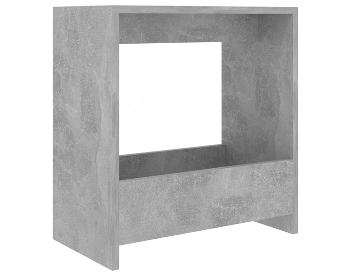 Sonata H Странична маса, бетонно сива, 50x26x50 см, инженерно дърво