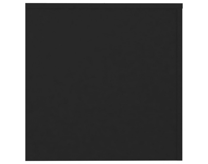 Sonata H Странични маси, 3 бр, черни, инженерно дърво