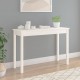 Sonata H Конзолна маса бяла 110x40x75 см борово дърво масив