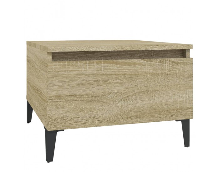 Sonata H Странични маси, 2 бр, Дъб сонома, 50x46x35 см, инженерно дърво